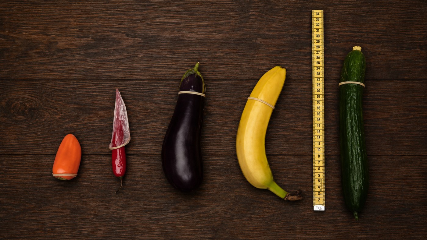An overhead view of various vegetables and superfoods