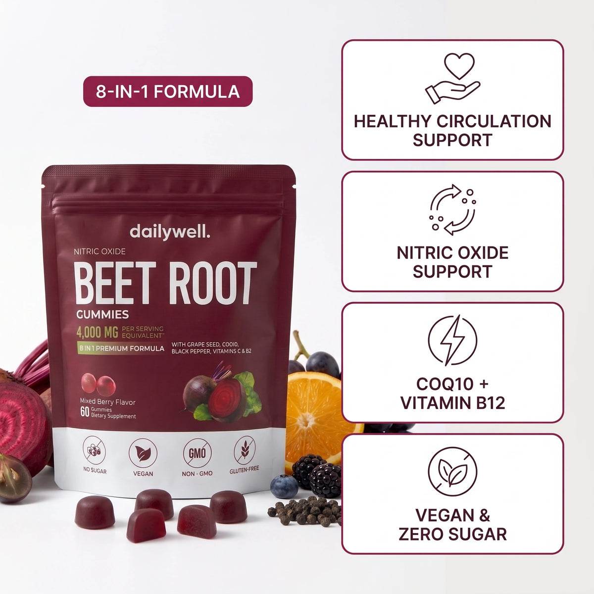 DailyWell® Beetroot Gummies